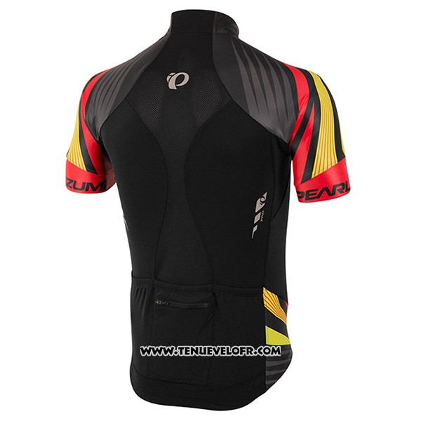 2017 Maillot Ciclismo Pearl Izumi Noir et Rouge Manches Courtes et Cuissard
